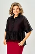 Костюм с платьем 8062-5 черный-красный KaVari plus size фото 3
