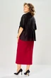 Костюм с платьем 8062-5 черный-красный KaVari plus size фото 2