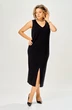 Костюм с платьем 8062-6 бордовый-черный KaVari plus size фото 4