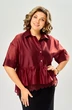 Костюм с платьем 8062-6 бордовый-черный KaVari plus size фото 3