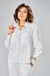 Костюм брючный 8067 белый KaVari plus size фото 4
