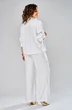 Костюм брючный 8067 белый KaVari plus size фото 2