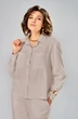 Костюм брючный 8067-1 бежевый KaVari plus size фото 4
