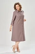 Костюм с платьем 8071 бежевый KaVari plus size фото 5