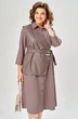 Костюм с платьем 8071 бежевый KaVari plus size фото 4