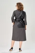 Костюм с платьем 8071-1 серо-черный KaVari plus size фото 2