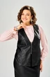 Костюм с юбкой 8072 черный KaVari plus size фото 5