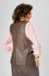 Костюм с юбкой 8072-2 коричневый KaVari plus size фото 5