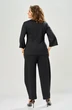 Костюм брючный 8074 черный KaVari plus size фото 2