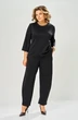 Костюм брючный 8074 черный KaVari plus size фото 3