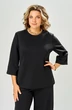Костюм брючный 8074 черный KaVari plus size фото 4