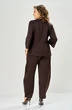 Костюм брючный 8074-1 коричневый KaVari plus size фото 2