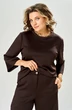 Костюм брючный 8074-1 коричневый KaVari plus size фото 4