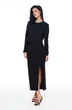 Костюм с юбкой 8058 черный KaVari фото 2