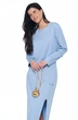 Костюм с юбкой 8058-3 голубой KaVari фото 3