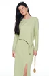 Костюм с юбкой 8058-4 олива KaVari фото 3