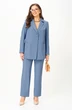Костюм брючный 1273 голубой Karina Delux