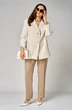 Костюм брючный 1365 молочно-бежевый Karina Delux фото 4