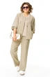 Костюм брючный 1368 бежевый Karina Delux Костюм брючный 1368 бежевый Karina Delux