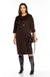 Платье 1405 горький шоколад Karina Delux фото 4