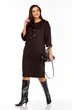 Платье 1405 горький шоколад Karina Delux фото 5