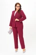 Костюм брючный 1407 бордо Karina Delux фото 2