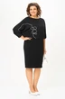 Платье 1413 черный Karina Delux