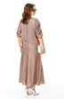 Костюм с юбкой 1425 светло-коричневый Karina Delux фото 2