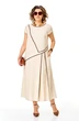 Платье 1430 бежевый Karina Delux