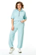 Костюм брючный 1442 голубой Karina Delux