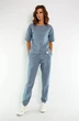 Спортивный костюм 4036-4037 голубой Kivviwear