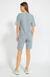 Костюм с шортами 4036-4094 серый Kivviwear