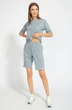 Костюм с шортами 4036-4094 серый Kivviwear