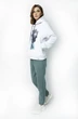 Джемпер 4055 нефритовый принт Kivviwear
