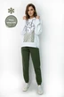 Спортивный костюм 4055-4053 хаки Kivviwear
