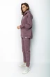 Спортивный костюм 4057-4056 пурпурно-серый Kivviwear