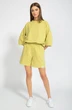 Костюм с шортами 4090-4091 лимонный хаки Kivviwear