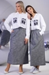 Костюм с юбкой 4321-4322-01 Kivviwear