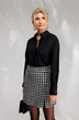 Костюм с юбкой 2-650 гусиная лапка KOKOdea