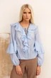 Блузка 20010 голубой KOKOdea фото 3