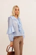 Блузка 20010 голубой KOKOdea фото 4