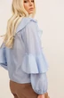 Блузка 20010 голубой KOKOdea фото 2