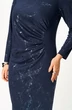 Платье 1323-1 синий Кокетка и К фото 5