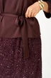 Костюм с юбкой 1334-1 бордовый Кокетка и К фото 5