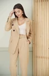 Костюм брючный 1584 кэмел LADIS LINE фото 4
