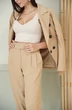 Костюм брючный 1584 кэмел LADIS LINE фото 5