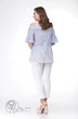 *Костюм брючный 913 светло-синий LADIS LINE фото 3