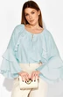 Блузка 414 голубой LAIKONY
