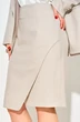 Костюм с юбкой 843 латте LAIKONY фото 5