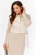 Костюм с платьем 9010-4 бежевый + молоко LEANNA-STYLE фото 3